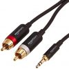 Amazon Basics 3.5mm to 2-Male RCA Adapter Audio Stereo Cable - 25 Feet
