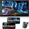 Double Din Radio Compatible with Apple Carplay & Android Auto, 7 InchesTouchscreen Car Stereo with Bluetooth, AM/FM Audio Receiver, Backup Camera, Voice Control, Mirror Link