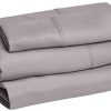 Amazon Basics Lightweight Super Soft Easy Care Microfiber Bed Sheet Set with 14" Deep Pockets - Twin XL, Dark Gray