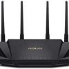 ASUS WiFi 6 Router (RT-AX3000) - Dual Band Gigabit Wireless Internet Router, Gaming & Streaming, AiMesh Compatible, Included Lifetime Internet Security, Parental Control, MU-MIMO, OFDMA