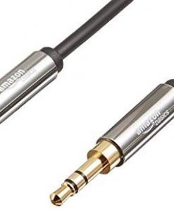 Amazon Basics 3.5 mm Male to Male Stereo Audio Aux Cable, 4 Feet, 1.2 Meters, 2-Pack