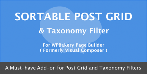WPBakery Page Builder - Sortable Grid & Taxonomy filter