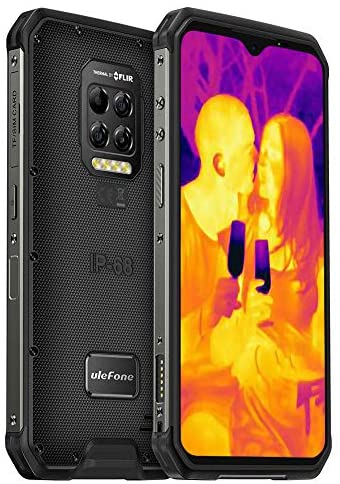 Ulefone Armor 9 Rugged Cell Phones Unlocked, Thermal Imaging Camera, Endoscoped Supported, Helio P90 8GB + 128GB Android 10, 64MP Camera, 6600mAh, 6.3 inch FHD+ Screen, NFC, OTG, Not Include Endoscope