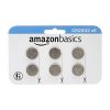 Amazon Basics 6 Pack CR2032 3 Volt Lithium Coin Cell Battery, Long Lasting Power in Child Resistant Packaging