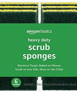 Amazon Basics Heavy Duty Sponges, 6-Pack