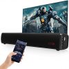 2.1 CH 16 inch 60W Sound Bar with Built-in Subwoofer Much Better Bass for TV/Movies, Opt/AUX in/USB/TF/Bluetooth Connection, 6 EQ Modes for TV/DVD Player/PC/Gaming/Phones