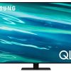 SAMSUNG 50-Inch Class QLED Q80A Series - 4K UHD Direct Full Array Quantum HDR 12x Smart TV with Alexa Built-in and 4 Speaker Object Tracking Lite Sound - 40W, 2.2CH (QN50Q80AAFXZA, 2021 Model)