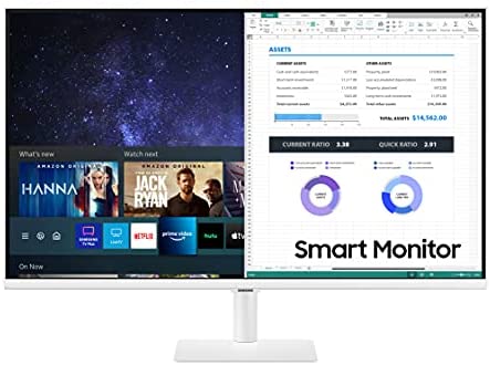 Samsung 27-Inch Class Monitor M5 Series - FHD Smart Monitor and Streaming TV (LS27AM501NNXZA, 2021 Model)
