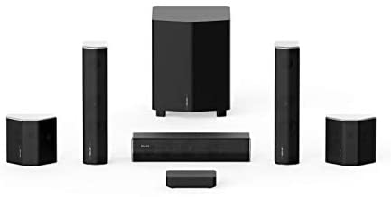 Enclave CineHome II 5.1 Wireless Home Theater Surround Sound System for TV - 24 Bit Dolby Audio, DTS, WiSA Certified - CineHub Edition - Plug and Play Home Theater Audio