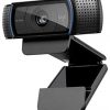 Logitech C920x HD Pro Webcam, Full HD 1080p/30fps Video Calling, Clear Stereo Audio, HD Light Correction, Works with Skype, Zoom, FaceTime, Hangouts, PC/Mac/Laptop/Macbook/Tablet - Black