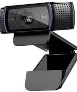 Logitech C920x HD Pro Webcam, Full HD 1080p/30fps Video Calling, Clear Stereo Audio, HD Light Correction, Works with Skype, Zoom, FaceTime, Hangouts, PC/Mac/Laptop/Macbook/Tablet - Black