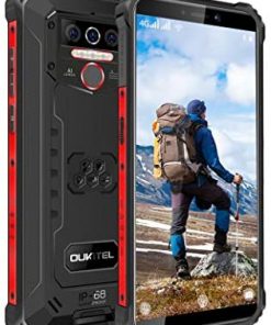 OUKITEL WP5 Pro (2021) Rugged Smartphone, 8000mAh Battery 4GB +64GB Android 10 Unlocked Cell Phones IP68 Waterproof 4G LTE Dual SIM Triple Camera 5.5 HD+ Global Version Face ID Fingerprint GPS