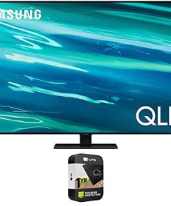 Samsung QN65Q80AAFXZA 65 Inch QLED 4K UHD Smart TV 2021 Bundle with Premium 1 Year Extended Protection Plan