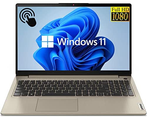 2022 Newest Lenovo IdeaPad 3 Laptop, 15.6" FHD Touchscreen, Intel Dual-Core i3 Processor, Intel UHD Graphics, 8GB RAM, 256GB PCIe SSD, Fingerprint Reader, Webcam, HDMI, Bluetooth 5.0, Windows 11