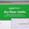 Amazon Basics Dry Floor Cloths to Clean Dust, Dirt, Pet Hair, 64 Count (Previously Solimo)