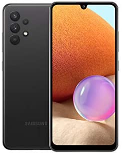 Samsung Galaxy A32 4G Dual A325F-DS 128GB 6GB RAM Factory Unlocked (GSM Only | No CDMA - not Compatible with Verizon/Sprint) International Version - Awesome Black