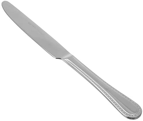Amazon Basics Stainless Steel Dinner Knives with Pearled Edge, Pack of 12