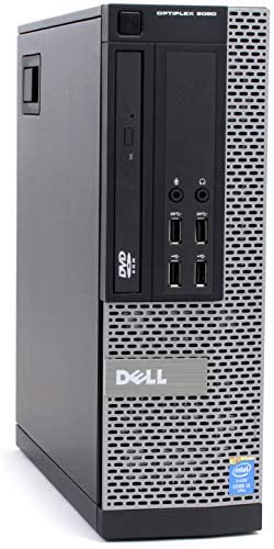 Dell Optiplex 9020 Small Form Desktop, Quad Core i7 4770 3.4Ghz, 32GB DDR3 RAM, 4TB Hard Drive, DVD-RW, Windows 10 Pro (Renewed)
