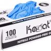 Karat Nitrile Powder-Free Gloves (Blue) - Case of 1000