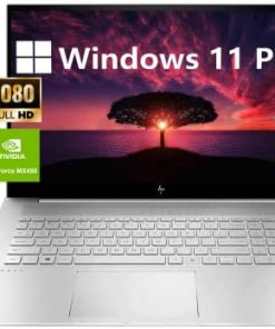 HP Envy 17.3" FHD Touchscreen Business Laptop, Intel Core i7-1165G7, Windows 11 Pro, 64GB RAM, 2TB SSD, NVIDIA GeForce MX450, Backlit Keyboard, Long Battery Life,32GB Durlyfish USB Card