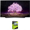 LG OLED83C1PUA 83 inch Class 4K Smart OLED TV with AI ThinQ (2021 Model) Bundle with Premium 4 YR CPS Enhanced Protection Pack