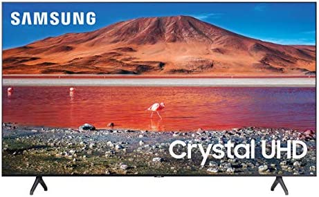 SAMSUNG 60-inch Class Crystal UHD TU7000 Series - 4K UHD HDR Smart TV UN60TU7000FXZA, 2021 Model (Renewed)