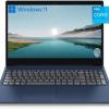 Lenovo Ideapad 3i Laptop, 15.6" FHD Display, 11th Gen Intel Core i3-1115G4, 20GB RAM, 256GB PCIe SSD, Webcam, HDMI, Wi-Fi, Fingerprint Reader, Bluetooth, Windows 11 Home, Abyss Blue