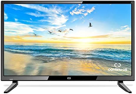 28” LED HDTV by Continu.us | CT-2860 High Definition Television 720p 60Hz TV, Lightweight and Slim Design, VGA/HDMI/USB Inputs, VESA Wall Mount Compatible.