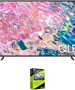 Samsung QN43Q60BAFXZA Q60B 43 inch QLED 4K Quantum Dual LED HDR Smart TV 2022 Bundle with Premium 4 YR CPS Enhanced Protection Pack
