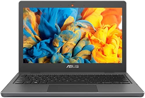 2022 Newest ASUS Military-Grade Student Laptop, 11.6" HD Certified Eye-Care Display, Intel Dual-Core Processor, 4GB RAM, Ethernet Port, Spill-Resistant Keyboard, USB Type-C, Win10 Pro (128GB Storage)