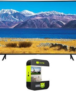 SAMSUNG UN65TU8300 65-inch HDR 4K UHD Smart Curved TV Bundle with 1 YR CPS Enhanced Protection Pack