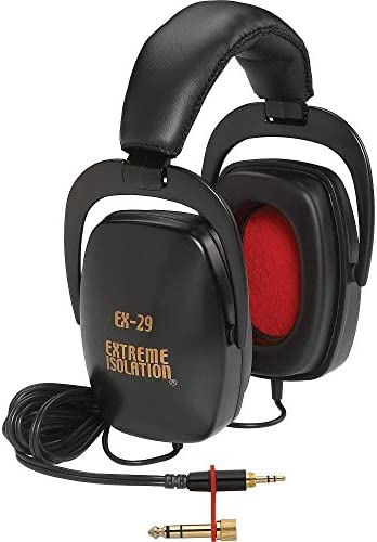 Direct Sound EX-29 Dynamic Closed Headphones Black w/10' Headphone Extension Cable