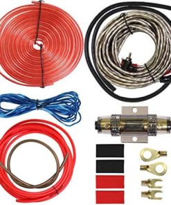 4 Gauge Car Amp Audio Wiring Kit – Welugnal A Car Amplifier subwoofer Wiring Install kit Helps You Make Connections and Brings Power to Your Radio, Subwoofers and Speakers Amp Power Wire