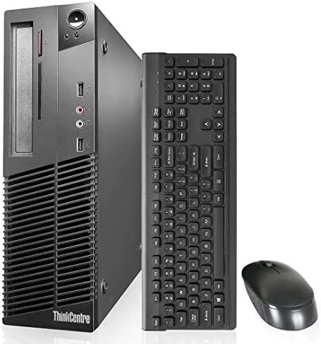 Lenovo Business Desktop Computer i7 Tower PC, 16GB RAM, 2TB Hard Drive, DVD, VGA, DP, Wireless Keyboard Mouse, Windows 10 Pro (Renewed)