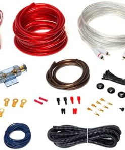 BOSS Audio Systems 4BK 4 Gauge Amplifier Installation Wiring Kit - A Car Amplifier Wiring Kit Helps You Make Connections and Brings Power to Your Radio, Subwoofers and Speakers