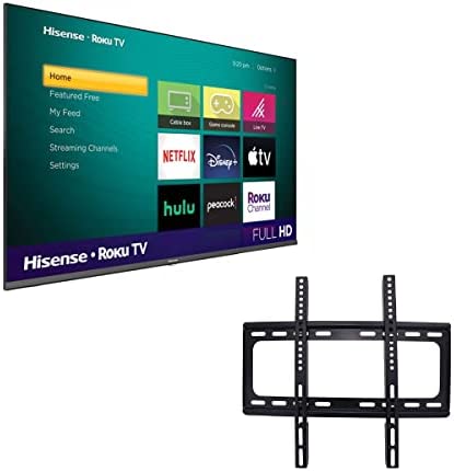 Hisense 43H4030F3 43-Inch Full HD Smart TV Includes Wall Mount (No TV Leg Stands) 2020 Model (Renewed)