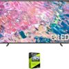 SAMSUNG QN60Q60BAFXZA Q60B 60 inch QLED 4K Quantum Dual LED HDR Smart TV 2022 Bundle with Premium 4 YR CPS Enhanced Protection Pack